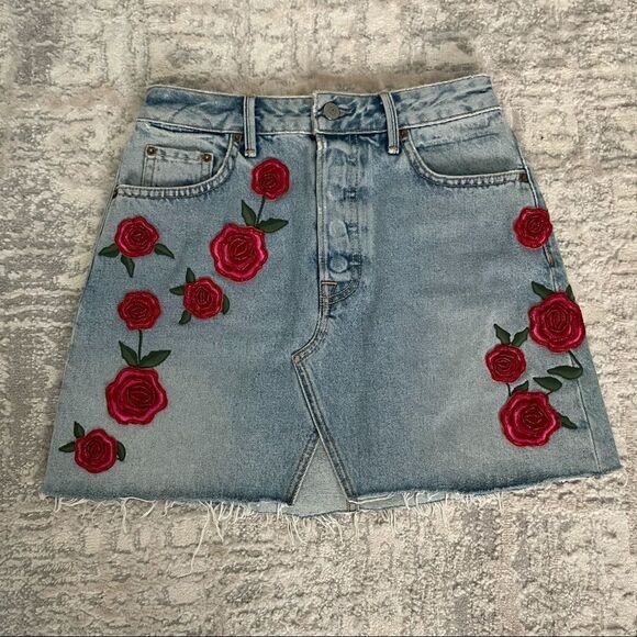 GIRLFRIEND Milla High Rise A-Frame Skirt Endless Love - Picture 3 of 11